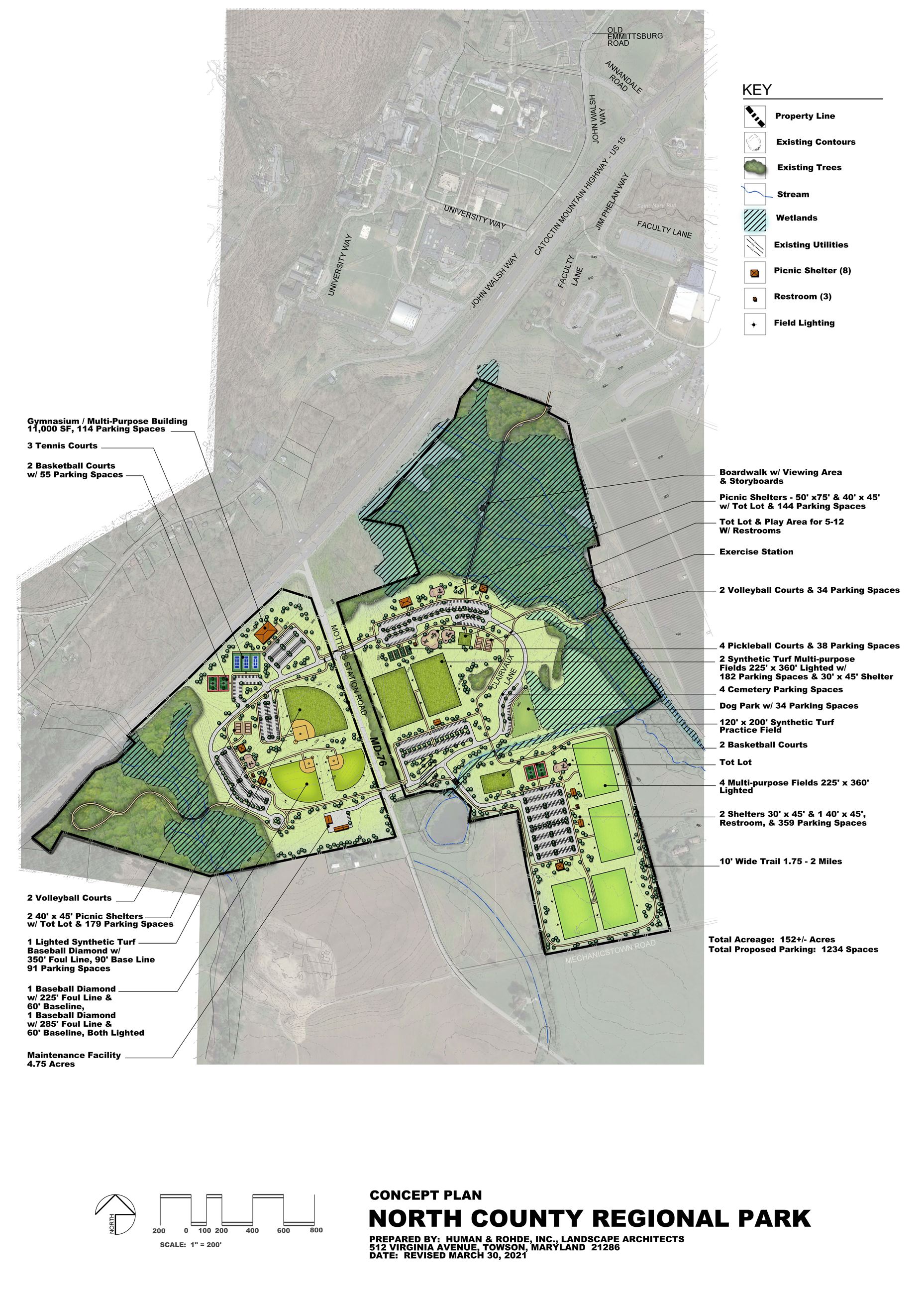 Final Concept Plan North County Regional Park